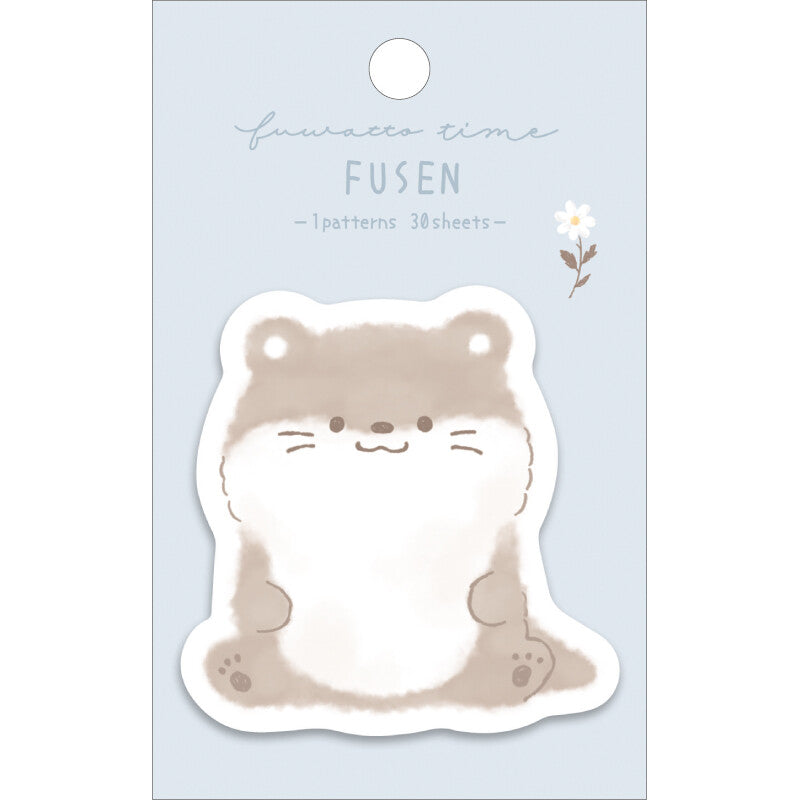 Fuwatto Time Die-Cut Sticky Notes