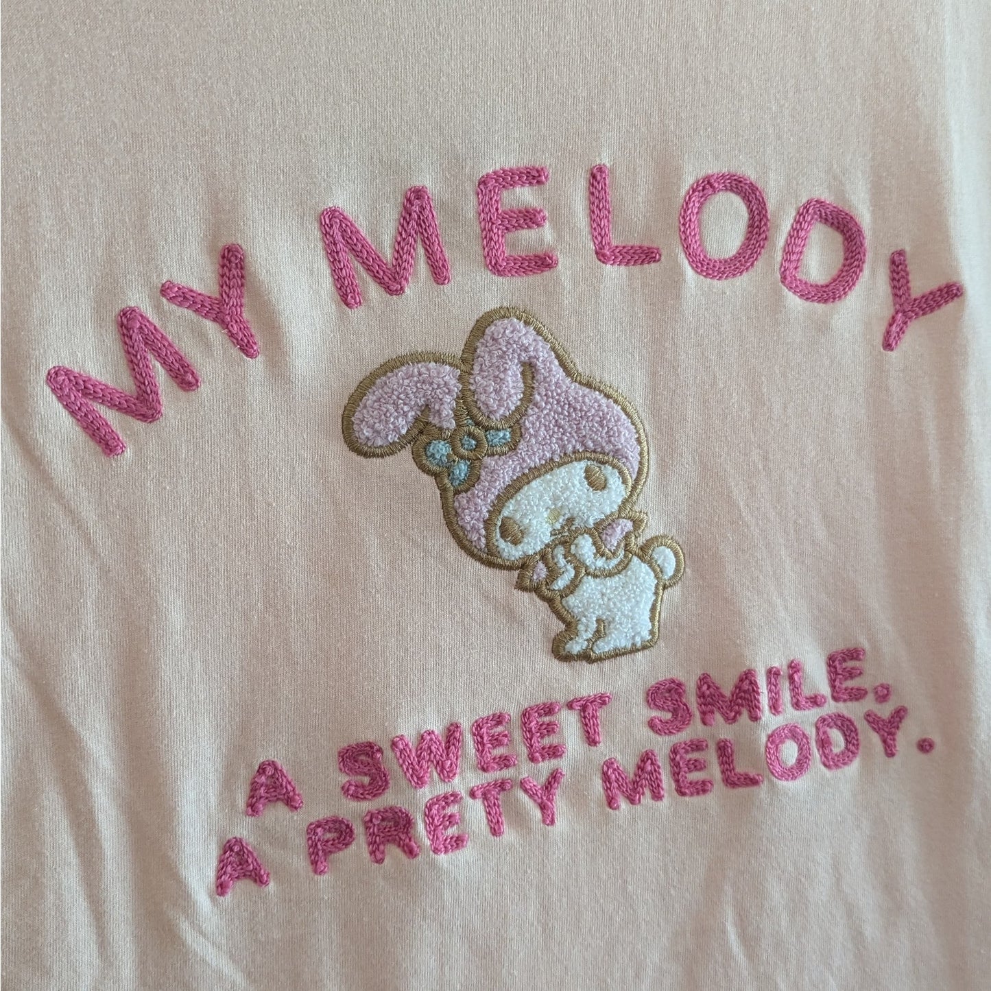 Embroidered Sanrio My Melody T-Shirt