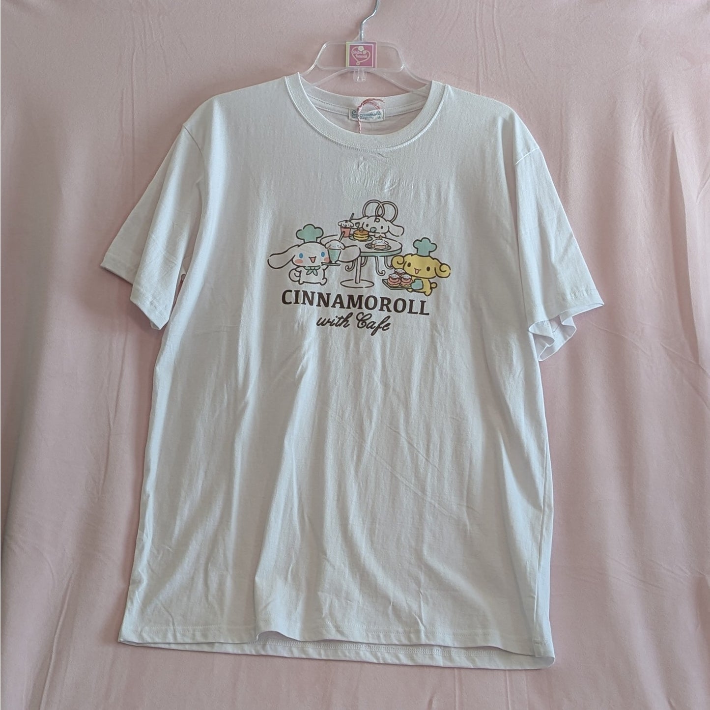 Kawaii Sanrio Cinnamoroll Cafe T-Shirt