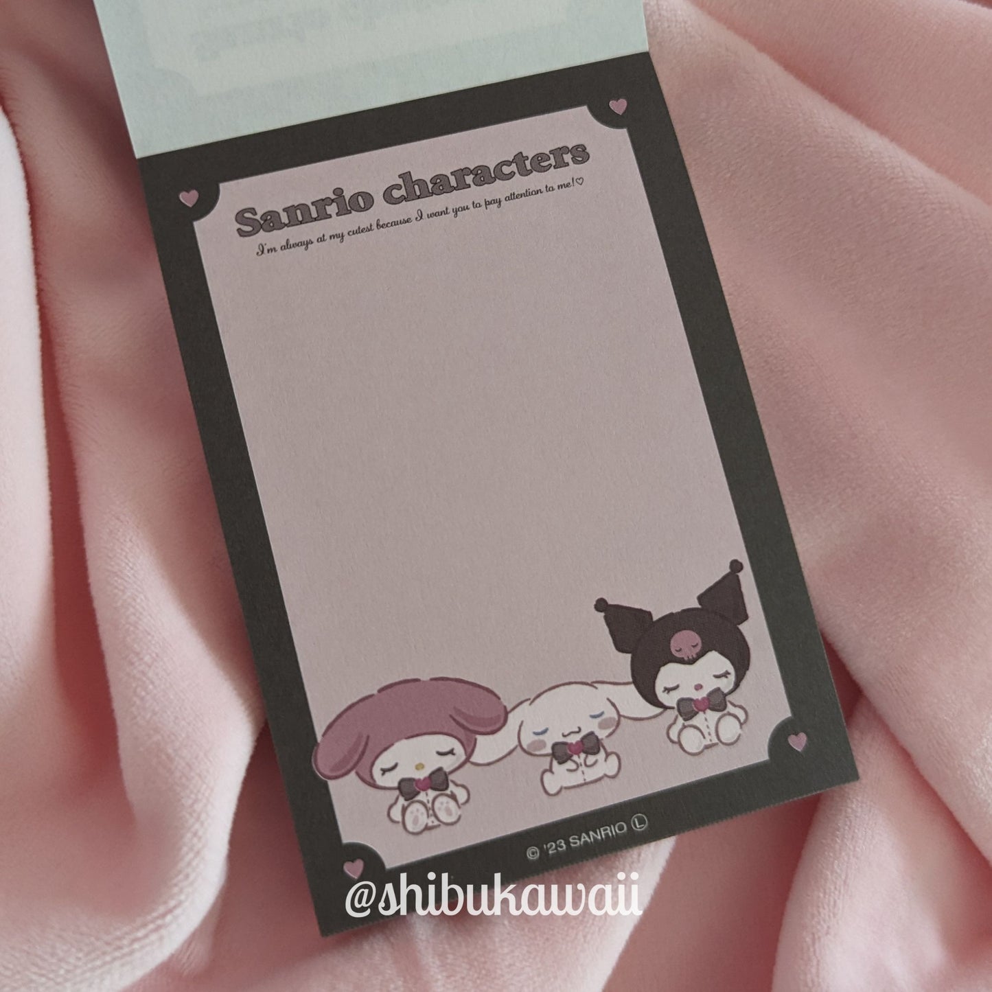 Sanrio Characters Mini Memo Pad