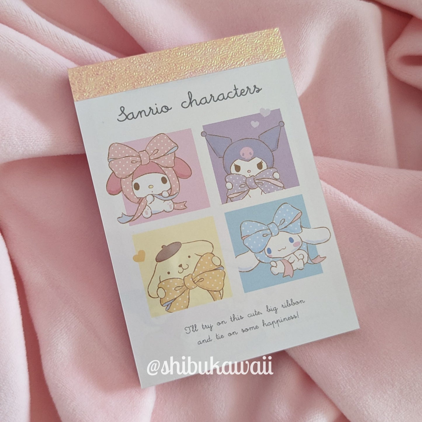 Sanrio Characters Mini Memo Pad