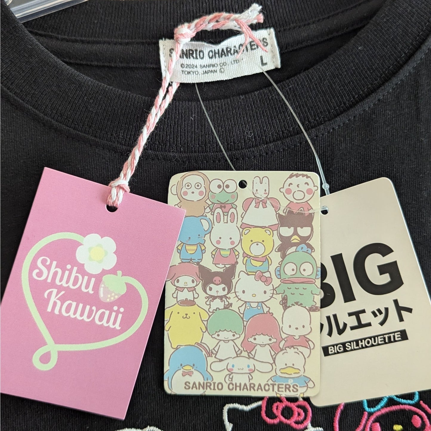 Embroidered Sanrio Characters T-Shirt