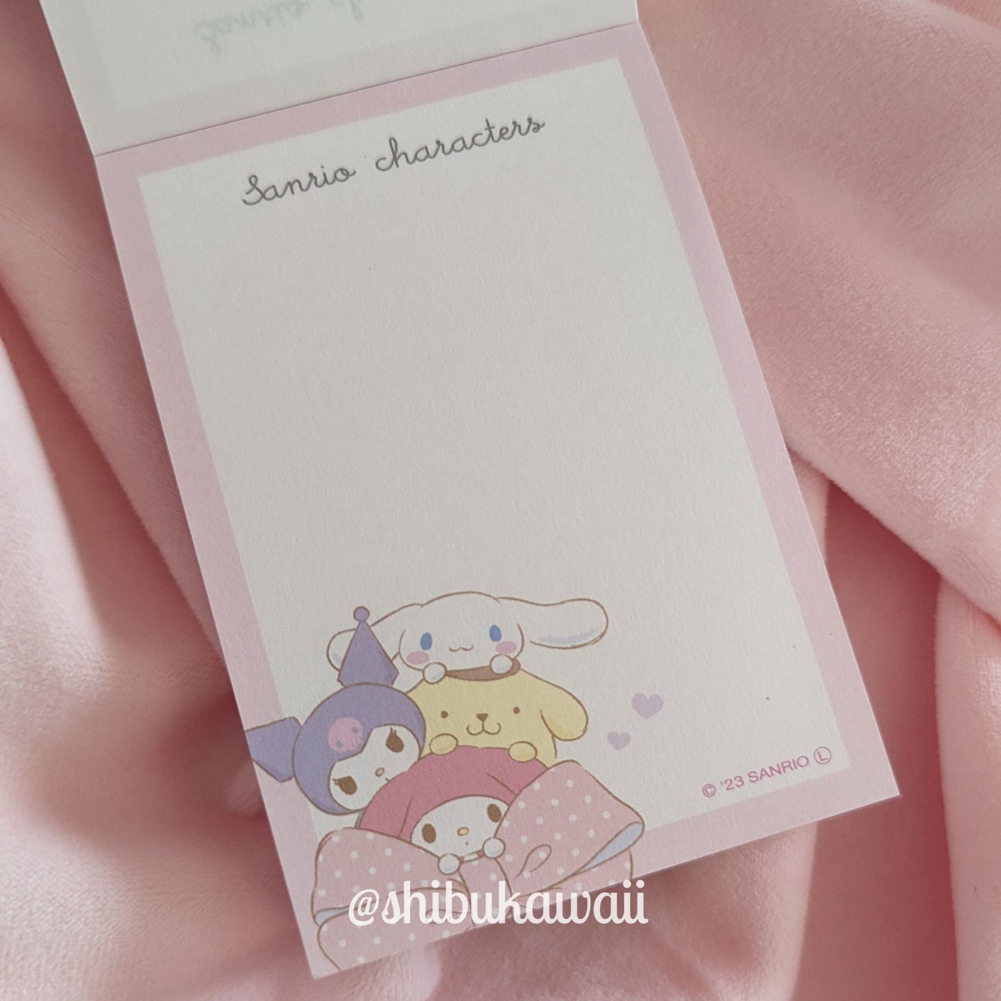 Sanrio Characters Mini Memo Pad