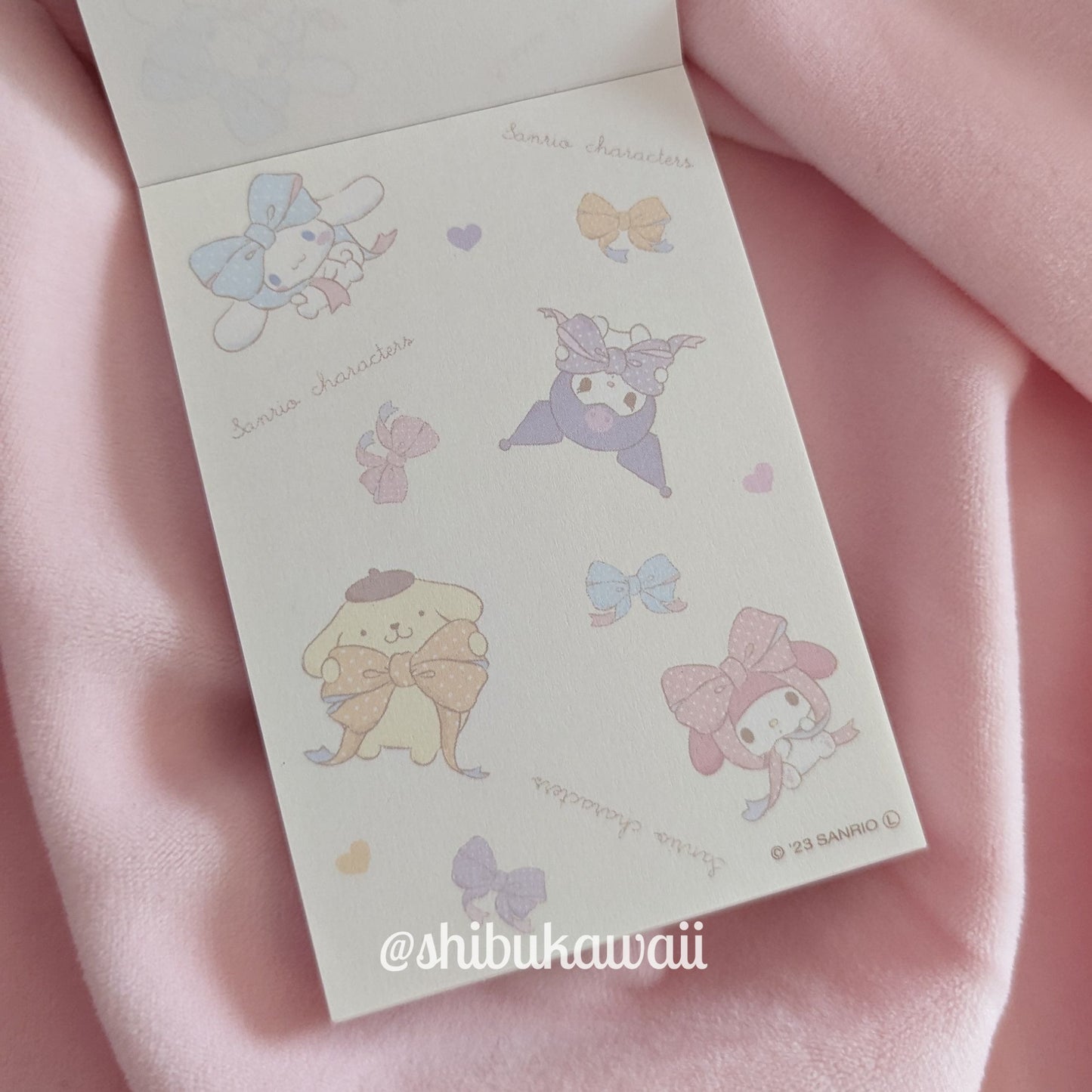 Sanrio Characters Mini Memo Pad