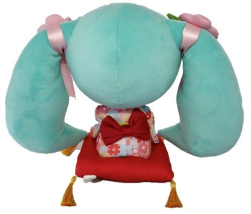 Kneeling Hatsune Miku Kimono Plush