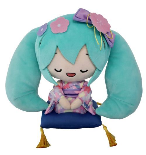 Kneeling Hatsune Miku Kimono Plush