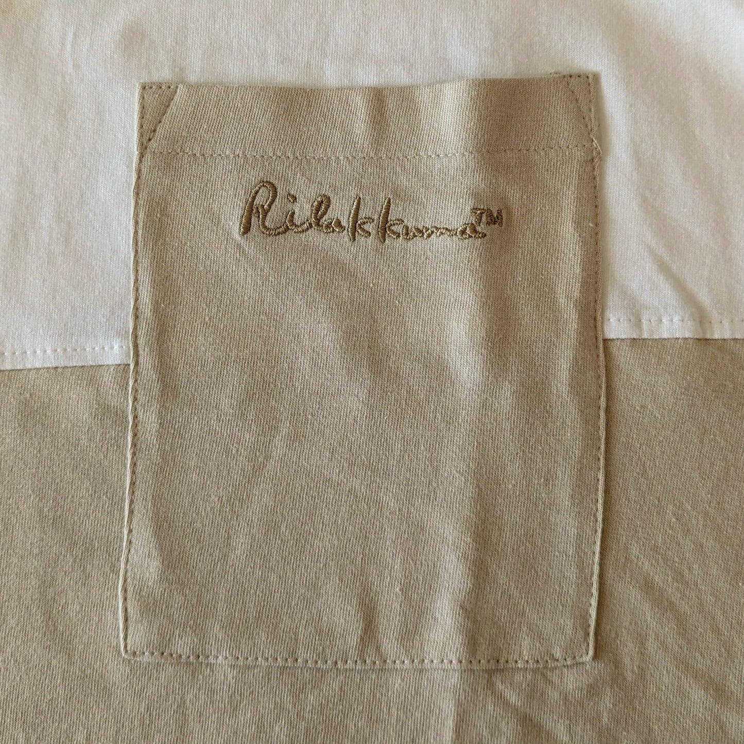 Rilakkuma Embroidered Two-Tone Pocket Shirt