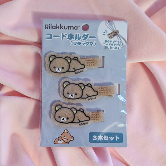 New Basic Rilakkuma Cord Holders