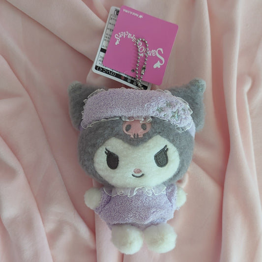 Sanrio Home Pajamas Plush Keychain