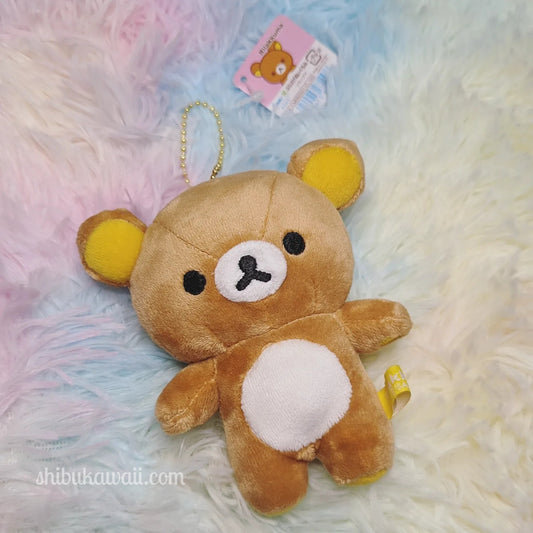 Rilakkuma Burasage Plush Keychain