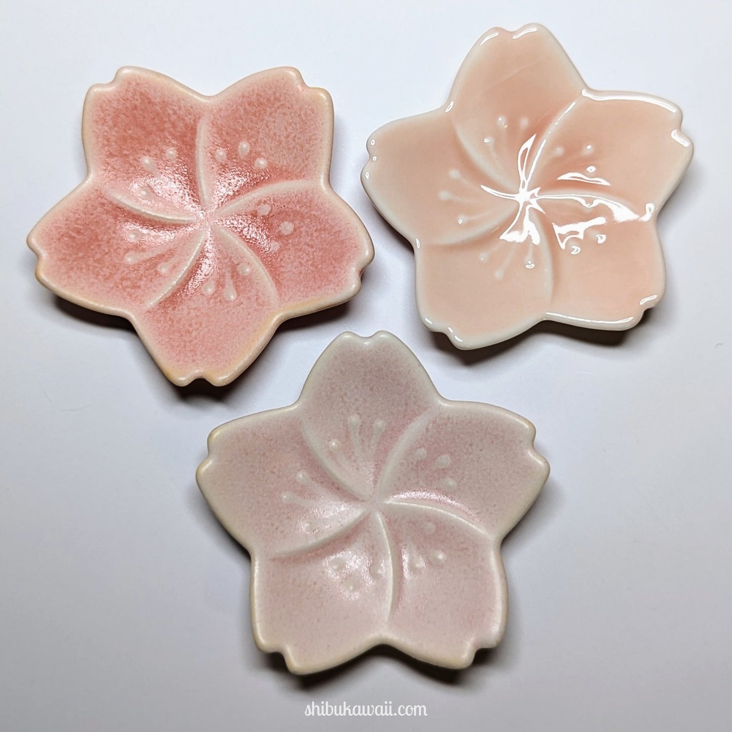 Cherry Blossom Mino Ware Chopstick Rests