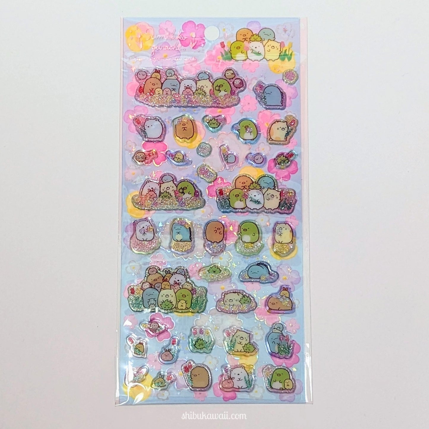 Sumikko Gurashi Field of Flowers Sticker Sheet