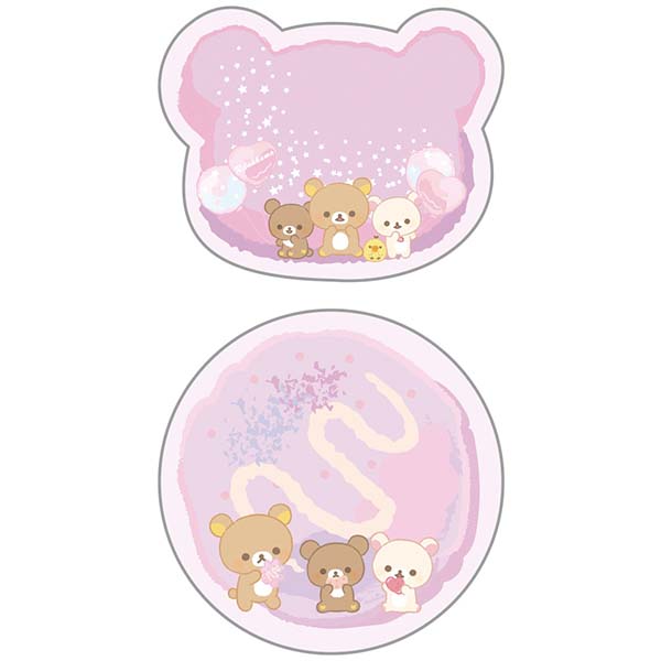 Rilakkuma "Sweet Happy Days" Clear Box Sticky Notes