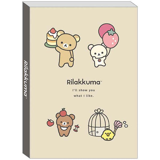 Basic Rilakkuma "Favorite Things" Memo Pad