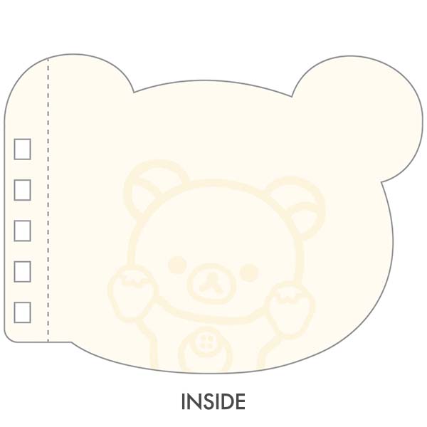 Basic Rilakkuma "Favorite Things" Die-cut SP Memo Pad