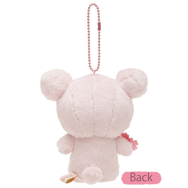 Sakura Rilakkuma Collectible Burasage Plush Keychain