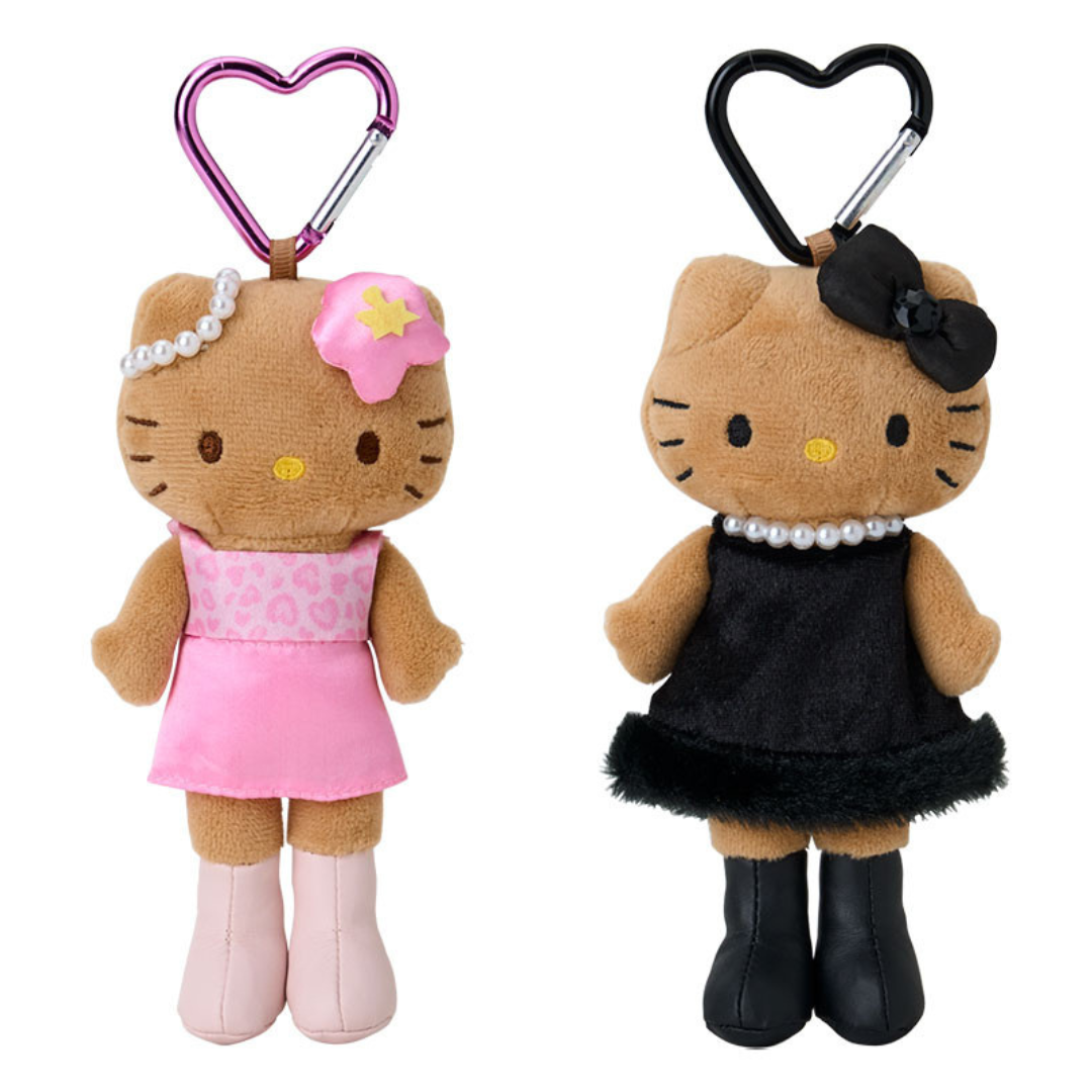 Sanrio Hello Kitty Style Up GOGO Gyaru Plush Keychain