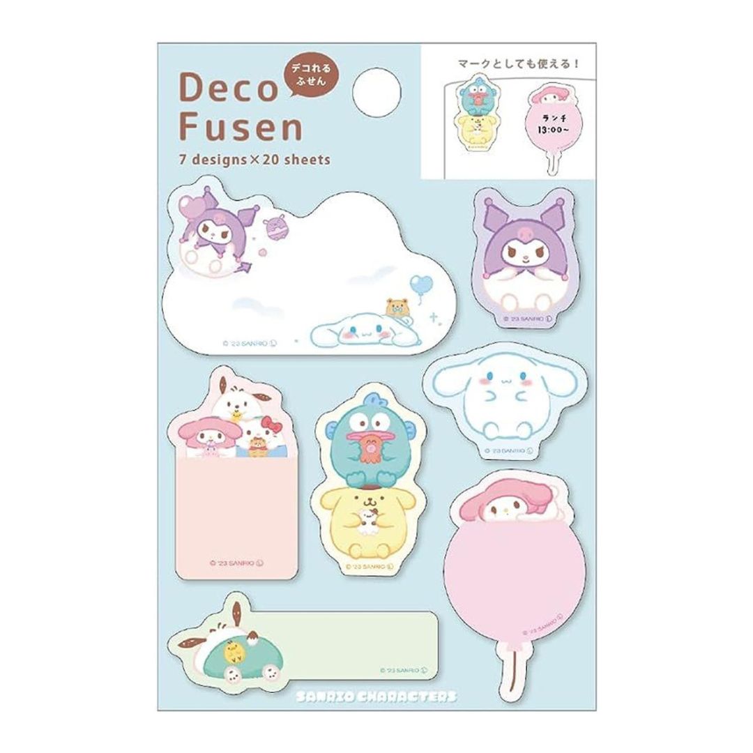Sanrio Funyumaru Deco Fusen Sticky Notes