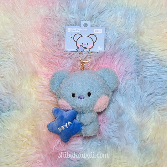 BT21 Plush Reel Keychain