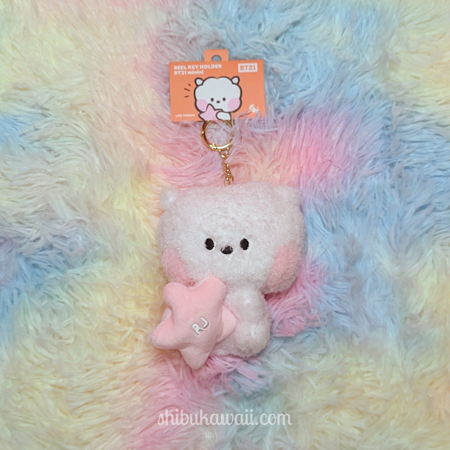 BT21 Plush Reel Keychain