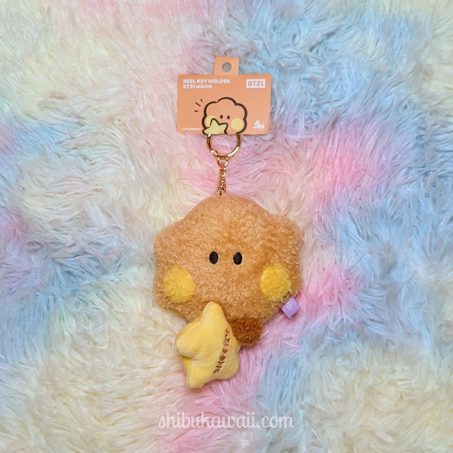 BT21 Plush Reel Keychain
