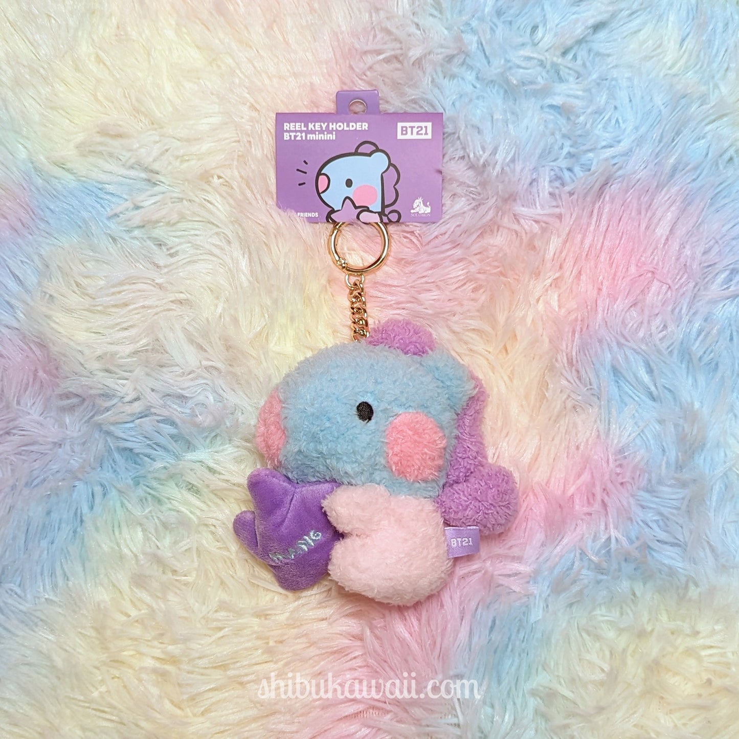 BT21 Plush Reel Keychain