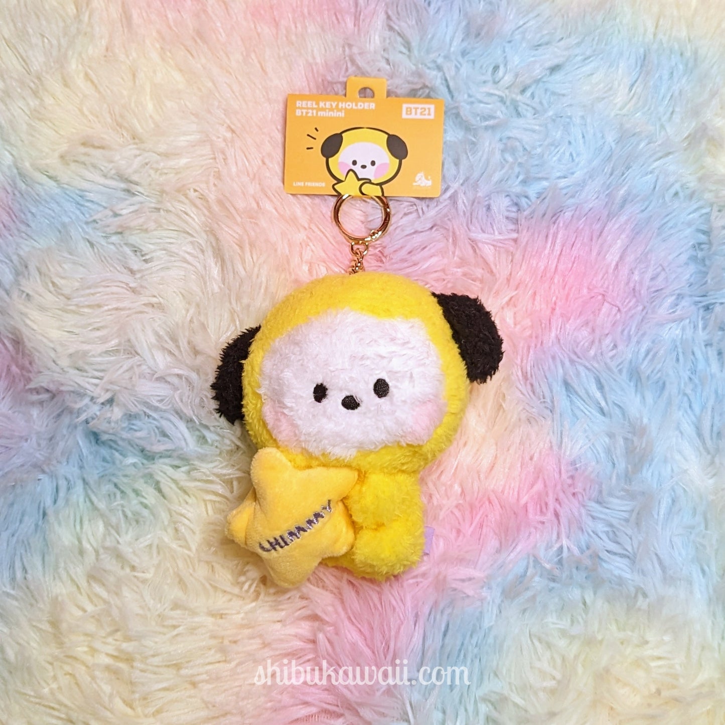BT21 Plush Reel Keychain
