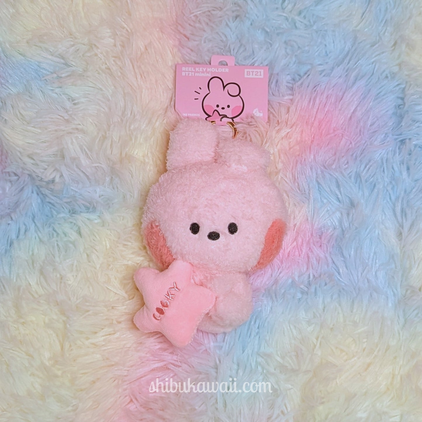 BT21 Plush Reel Keychain