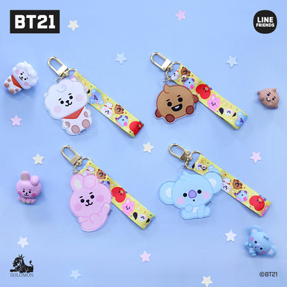 BT21 Acrylic Wire Key Ring