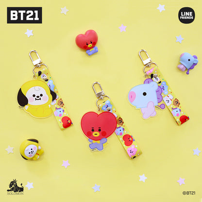 BT21 Acrylic Wire Key Ring