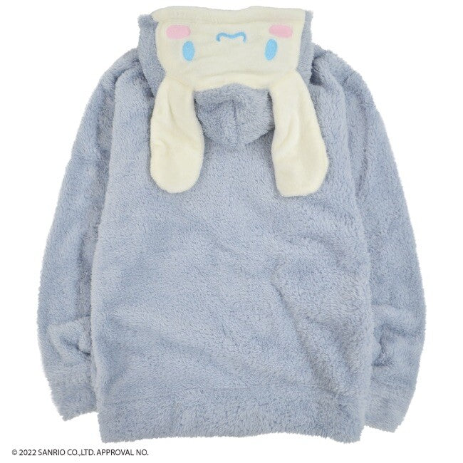 Sanrio Characters Embroidered Fluffy Boa Hoodie