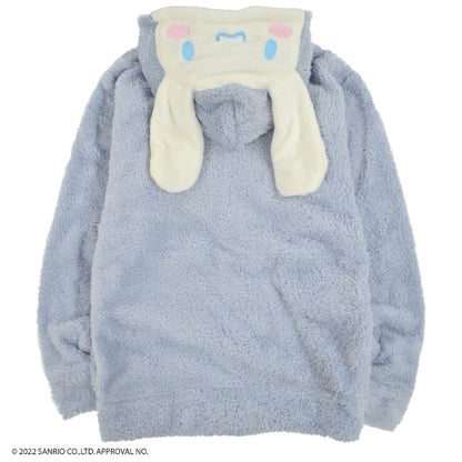Sanrio Characters Embroidered Fluffy Boa Hoodie