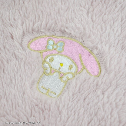 Sanrio Characters Embroidered Fluffy Boa Hoodie