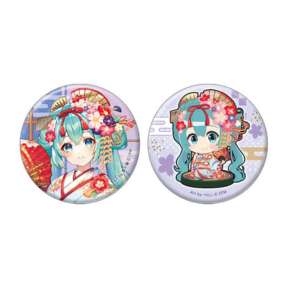 Hatsune Miku Hannari Kyoto 2-Piece Can Badge Set