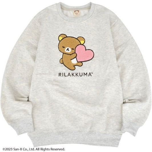 Rilakkuma Embroidered Heart Sweatshirt