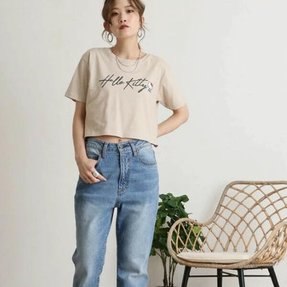 Kawaii Sanrio Hello Kitty Crop Top