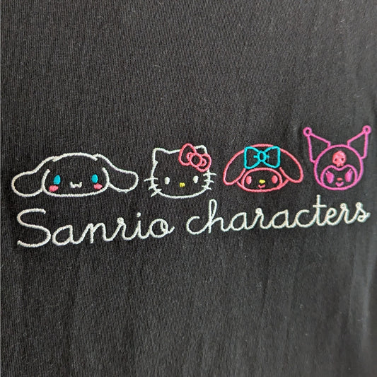 Embroidered Sanrio Characters T-Shirt