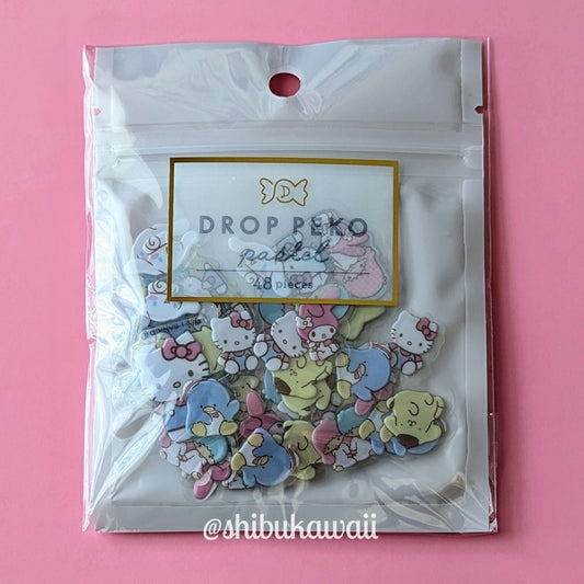 Sanrio DROP PEKO Pastel Stickers
