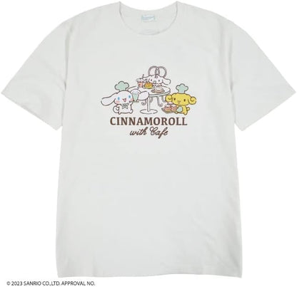 Kawaii Sanrio Cinnamoroll Cafe T-Shirt