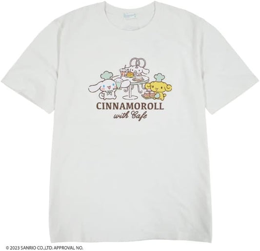 Kawaii Sanrio Cinnamoroll Cafe T-Shirt