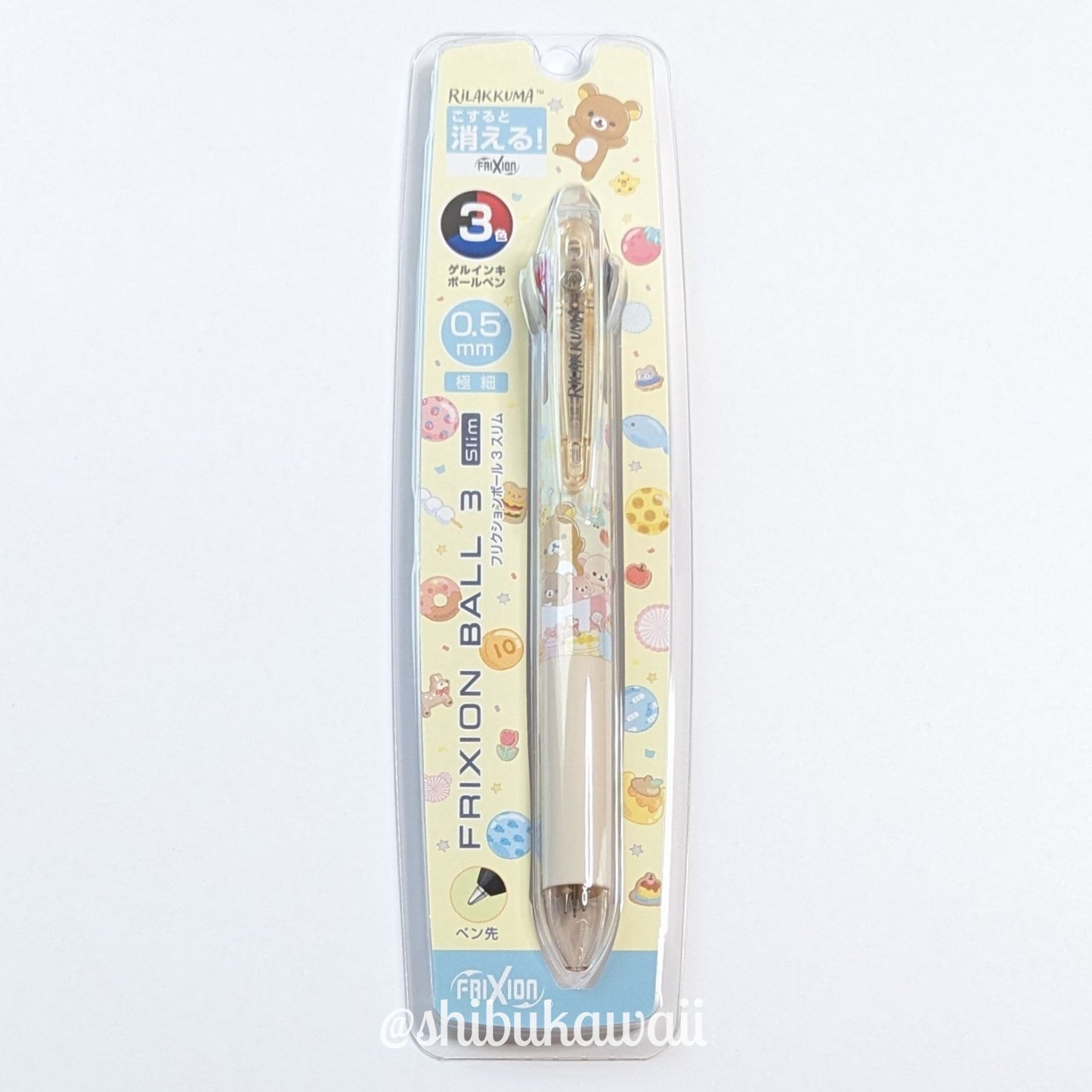 Rilakkuma FriXion Ball Slim 3C Multi Pen