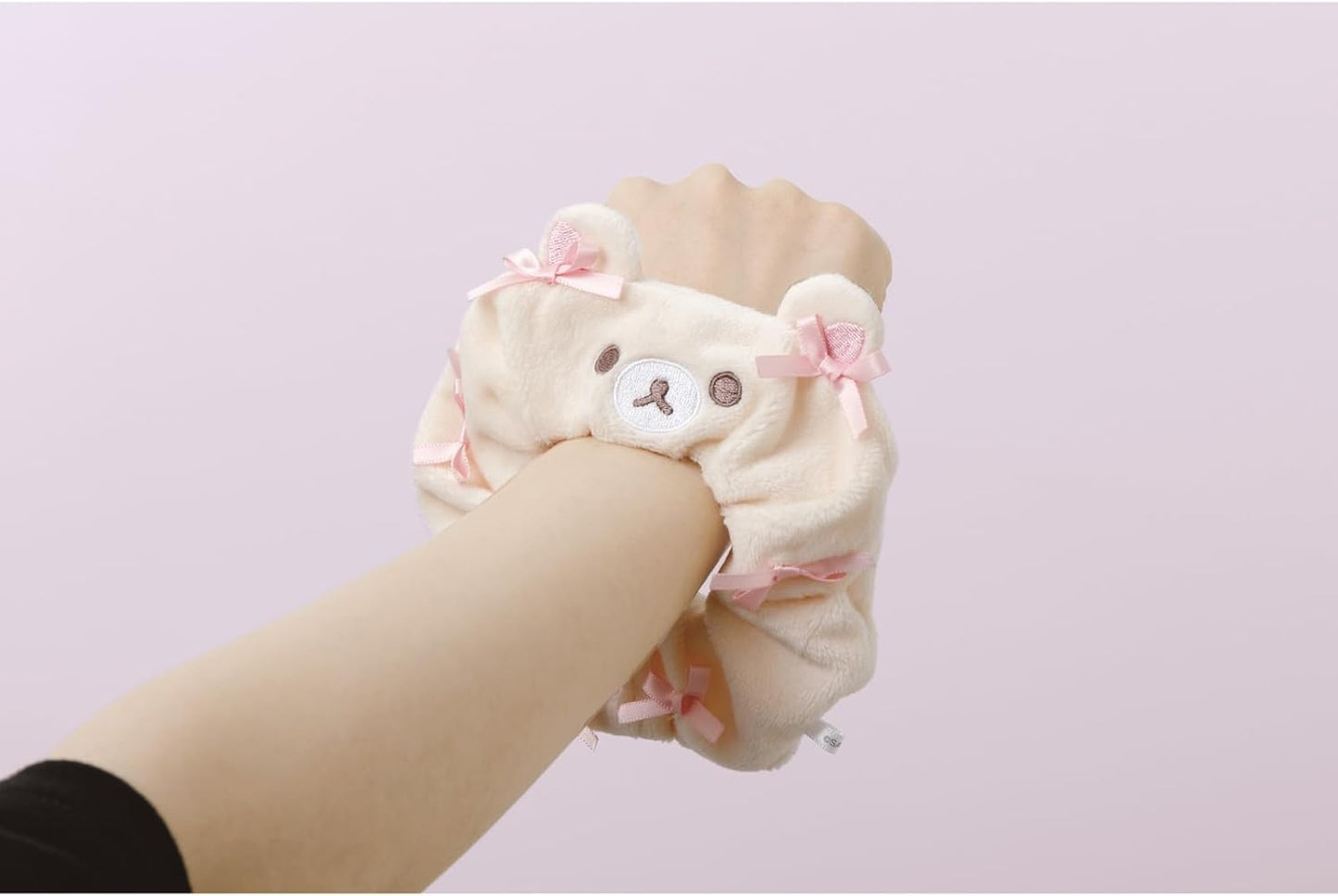 Rilakkuma "Swirling Cotton Candy Sky" Scrunchie