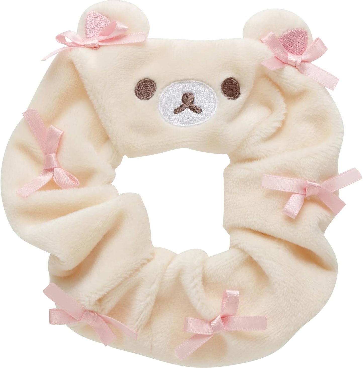 Rilakkuma "Swirling Cotton Candy Sky" Scrunchie