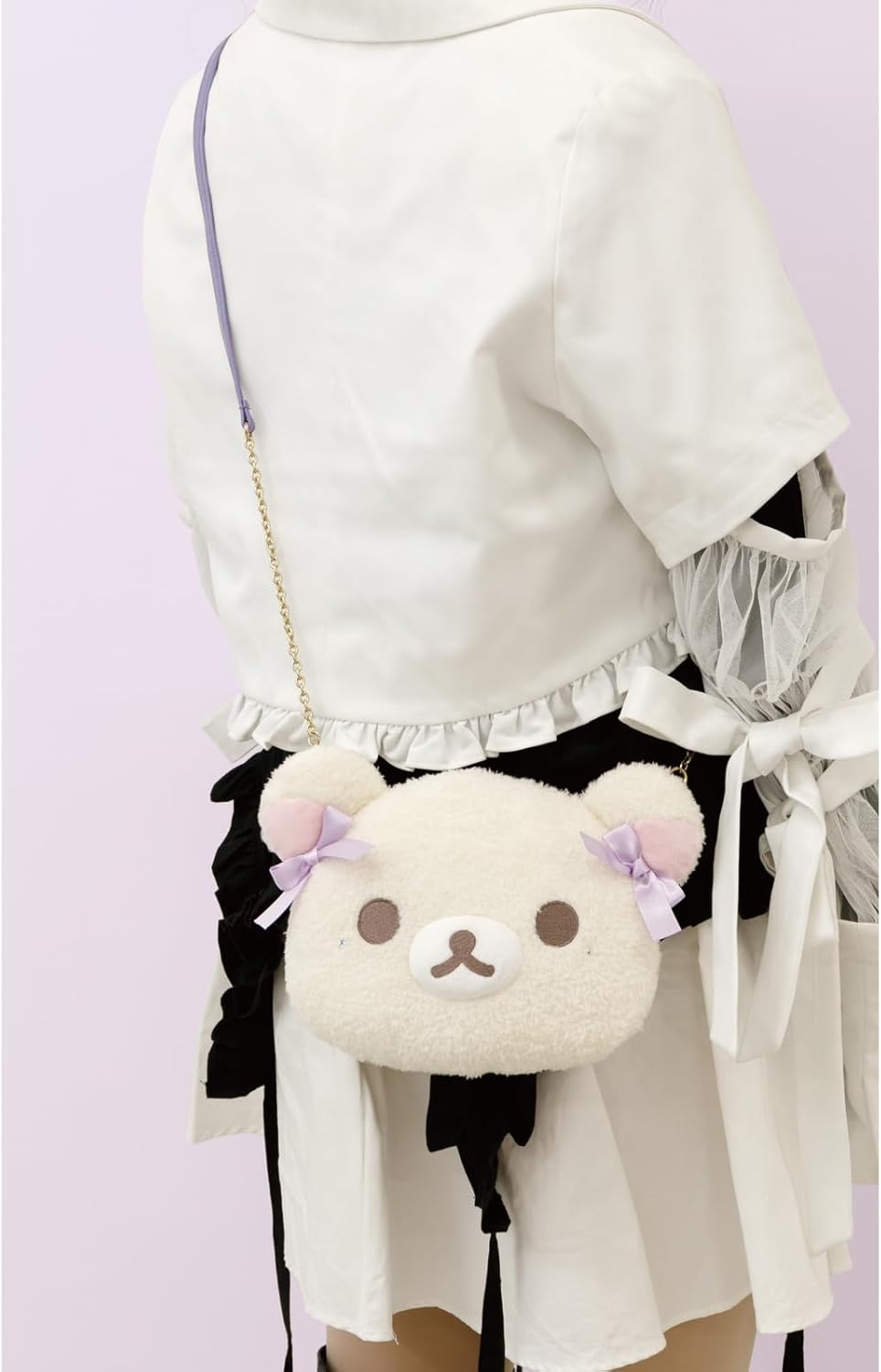Rilakkuma "Swirling Cotton Candy Sky" Plush Multi-Pouchette