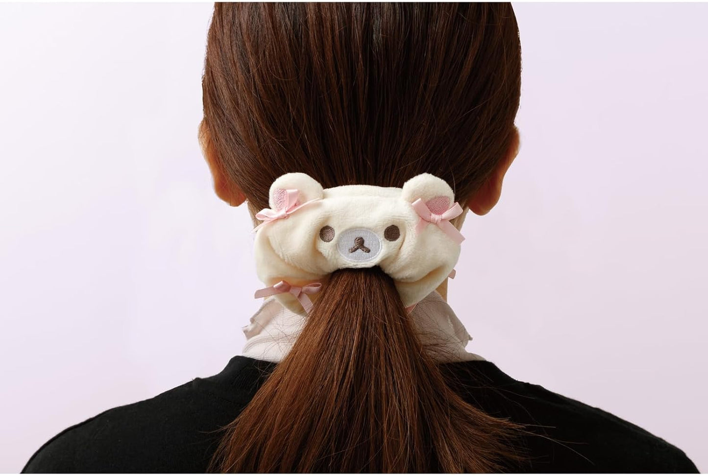 Rilakkuma "Swirling Cotton Candy Sky" Scrunchie