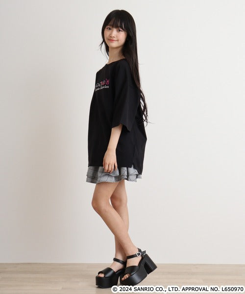 Embroidered Sanrio Characters T-Shirt