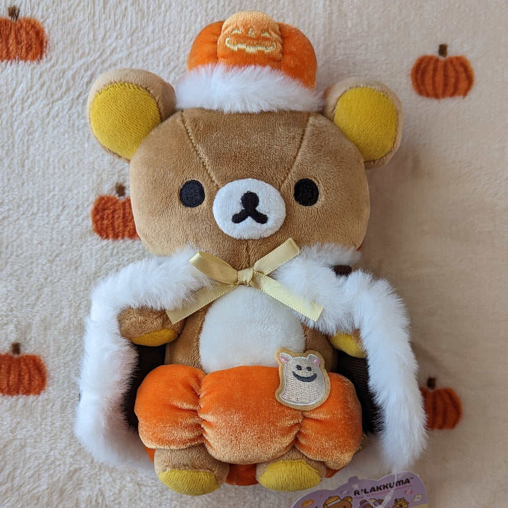 Rilakkuma Magical Pumpkin Halloween 2023 Plush Shibu Kawaii
