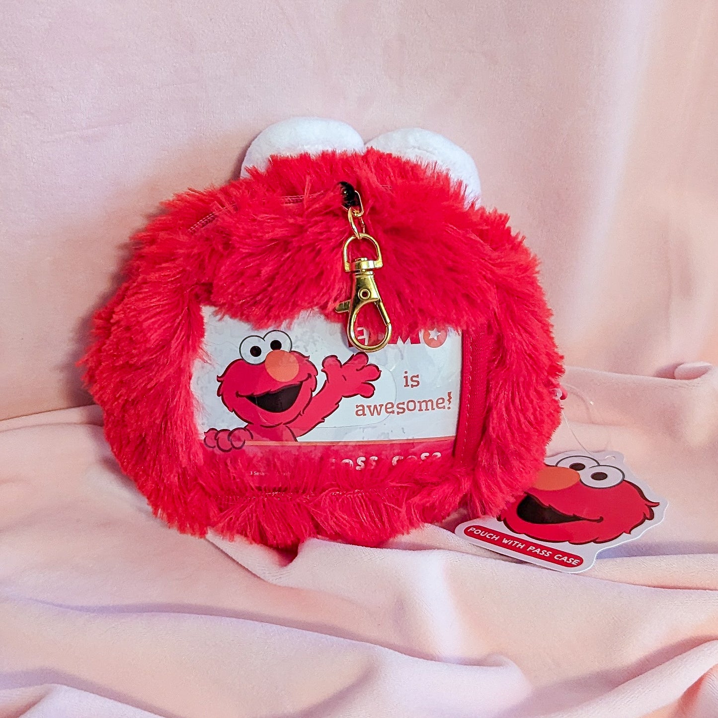 Sesame Street Plush Pouch Keychain and Pass Case