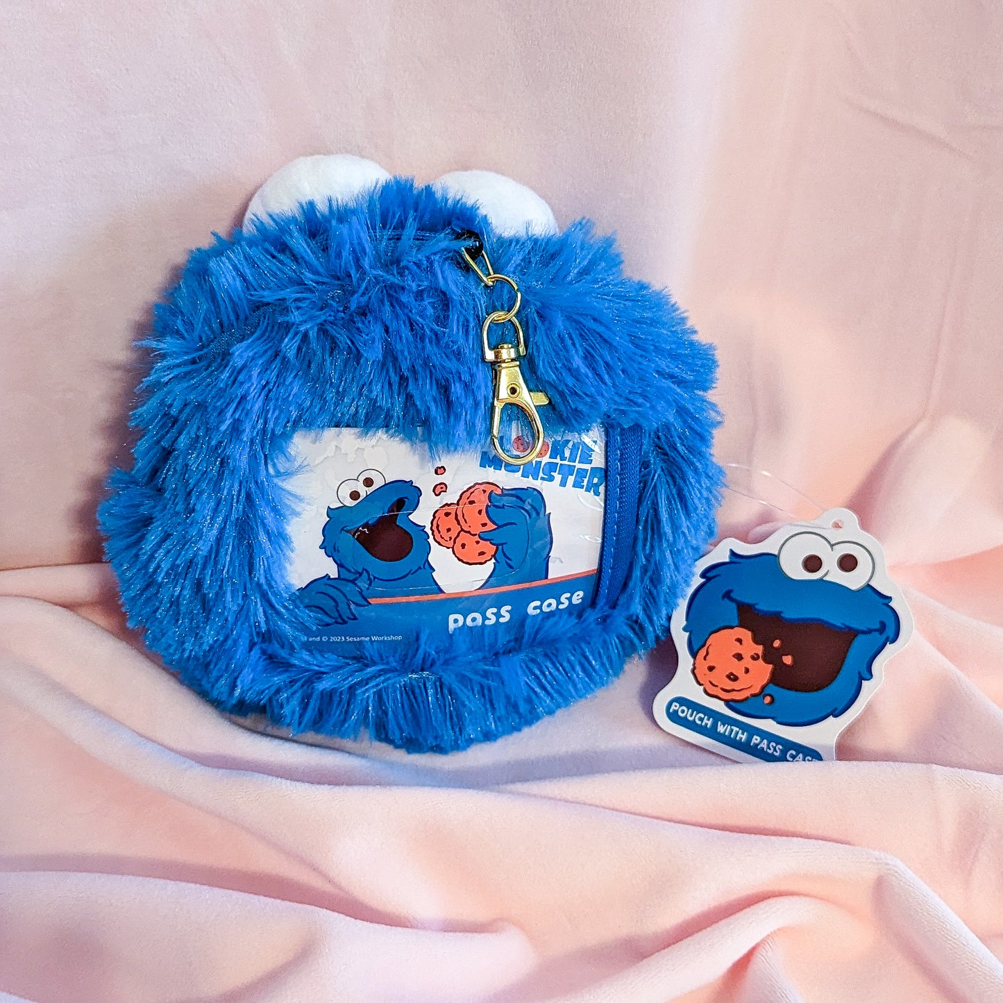 Sesame Street Plush Pouch Keychain and Pass Case