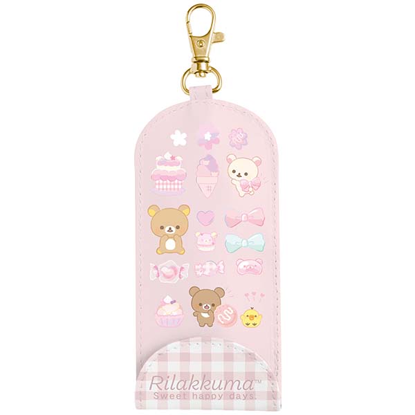 Rilakkuma "Sweet Happy Days" Key Case with Reel